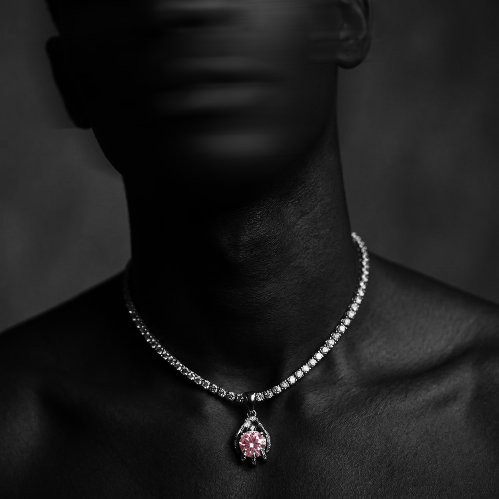 Pink Diamond Casket Pendant