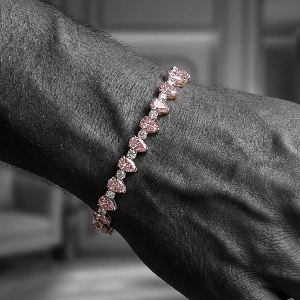 Pink Dalmatian Bracelet