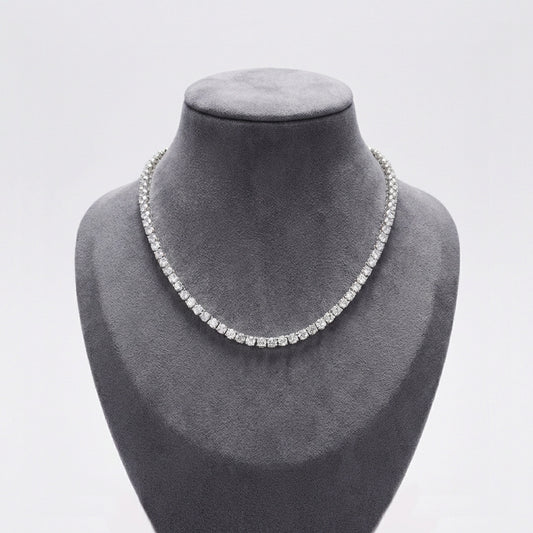 3mm Diamond Tennis Necklace