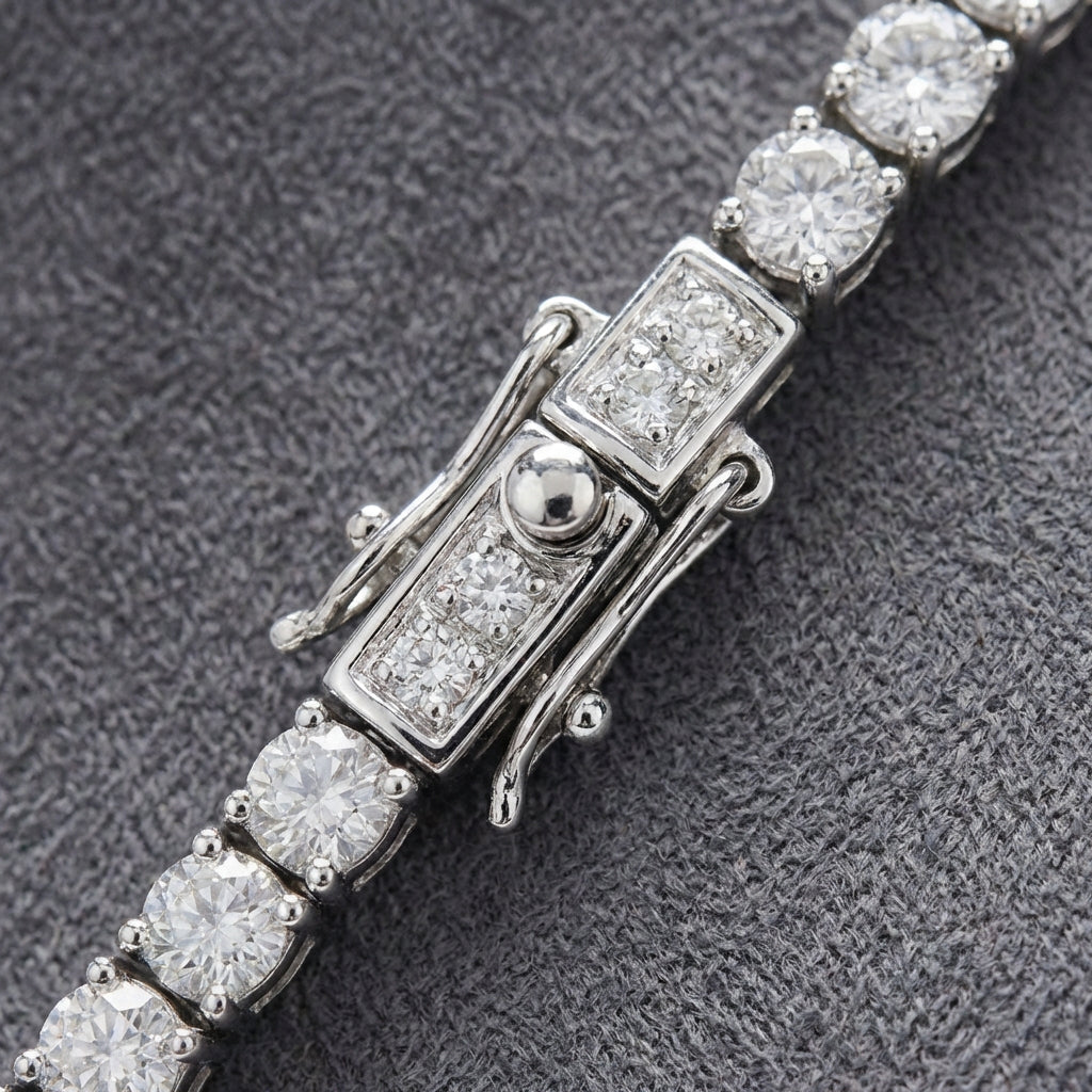 3mm Diamond Tennis Necklace