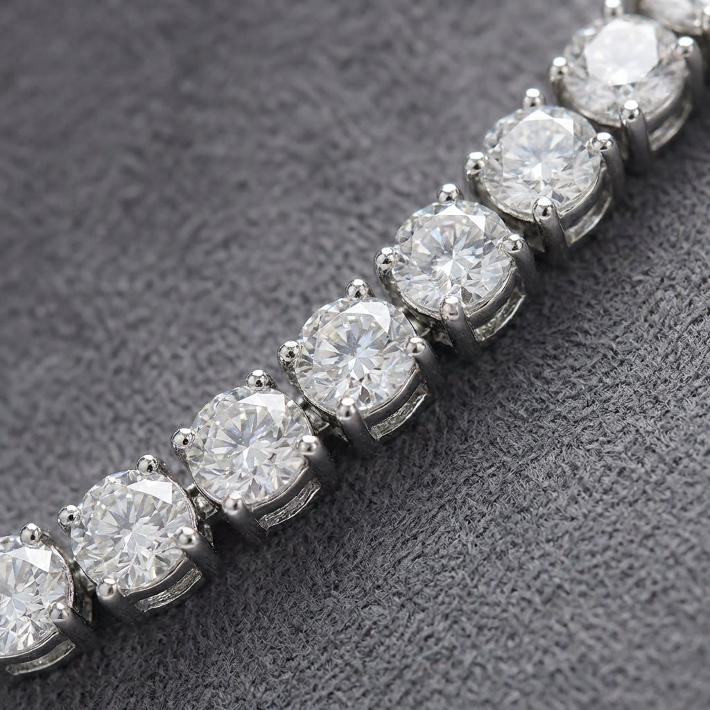 3mm Diamond Tennis Necklace
