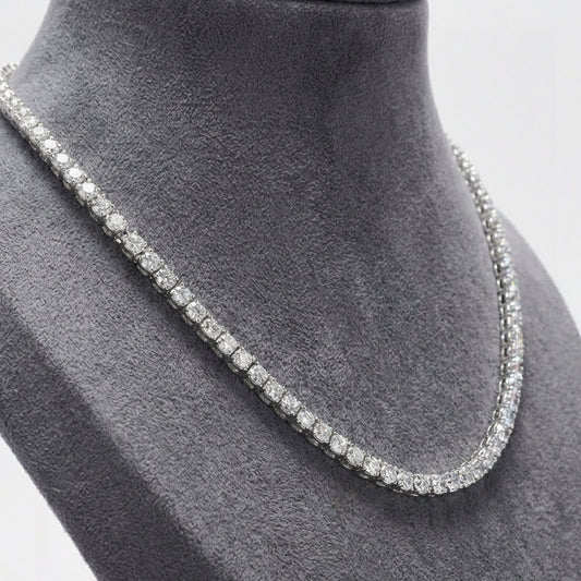 3mm Diamond Tennis Necklace