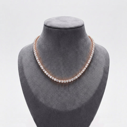 3mm Diamond Tennis Necklace