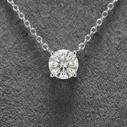 Classic Solitaire Necklace