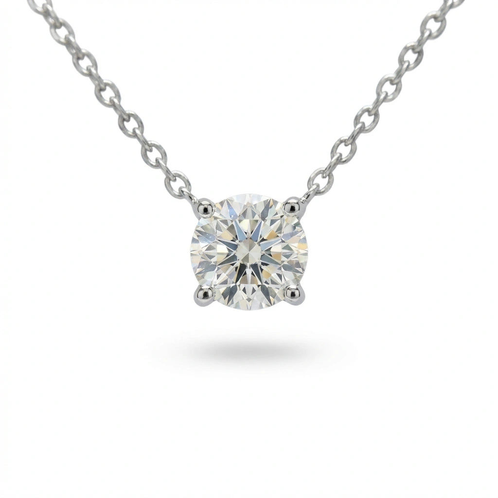 Classic Solitaire Necklace