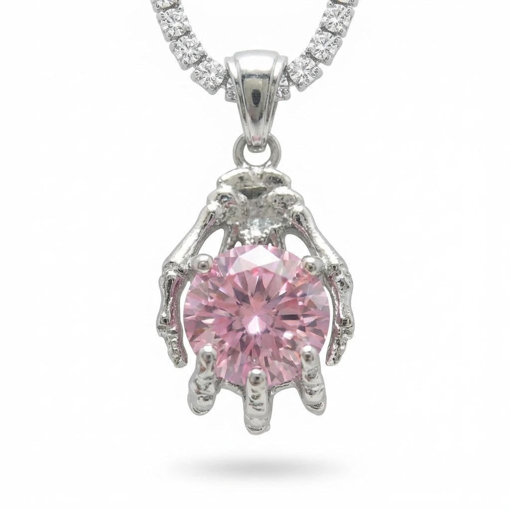 Pink Diamond Casket Pendant