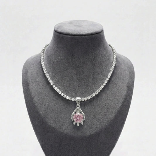 Pink Diamond Casket Pendant