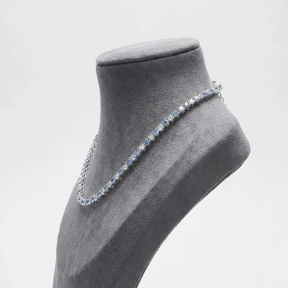 Blue Dalmatian Tennis Necklace