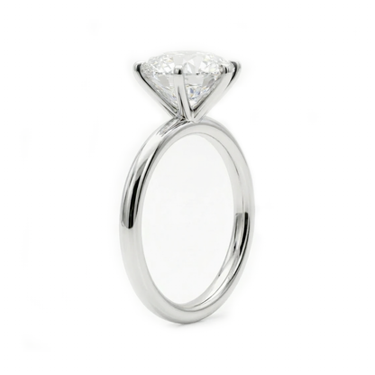 6 Prong Round Solitaire