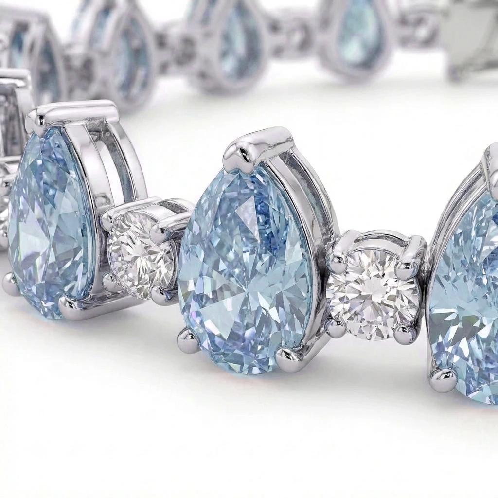 Blue Dalmatian Bracelet