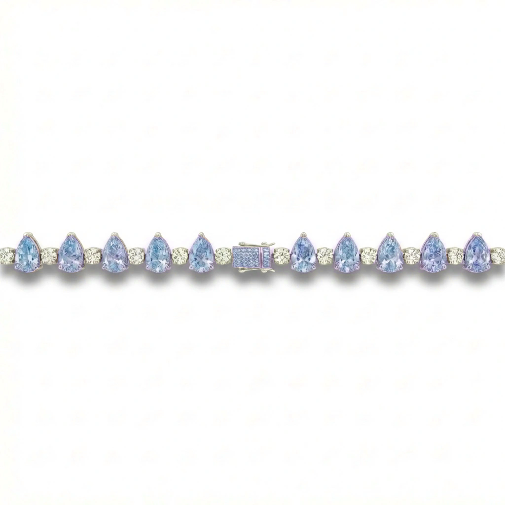 Blue Dalmatian Bracelet