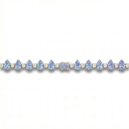 Blue Dalmatian Bracelet