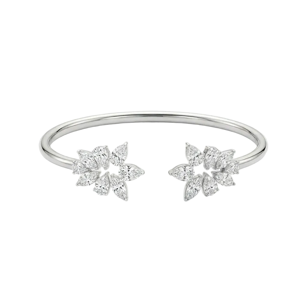 Solstice Bracelet 2 - WG Plain