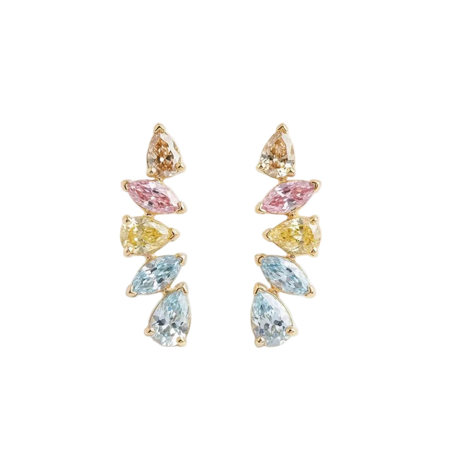 Solstice Earrings - YG Colourway 1