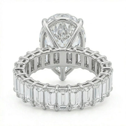 7CT Pear - Full Baguette Band