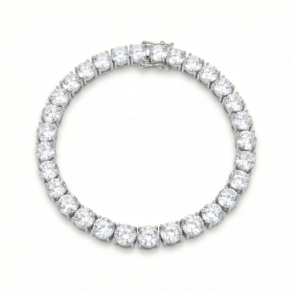 6.5mm Diamond Tennis Bracelet