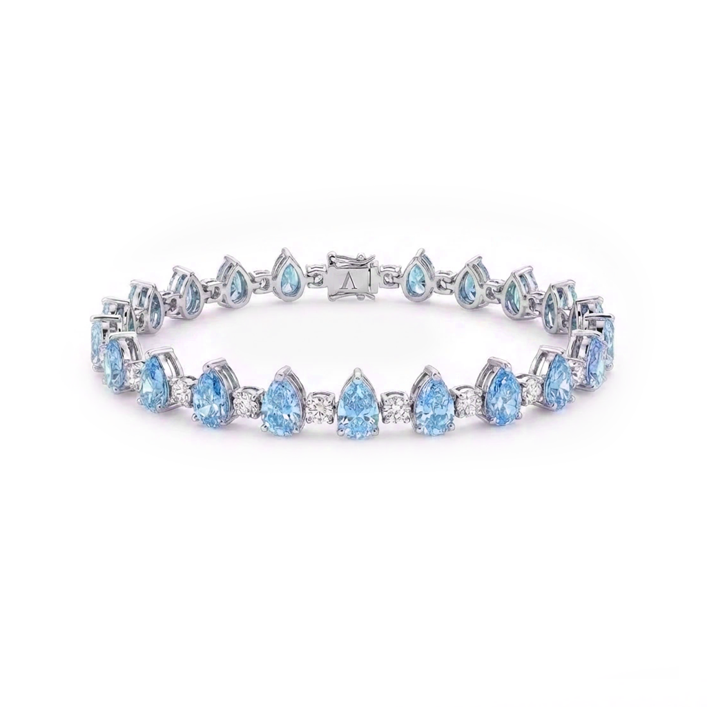 Blue Dalmatian Bracelet