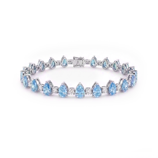 Blue Dalmatian Bracelet